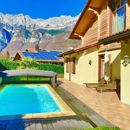 Doodle's Luxury Chalet -Walensee - Flumserberg - Churfirsten - Heidiland - Pool - Sauna Mols Exterior foto