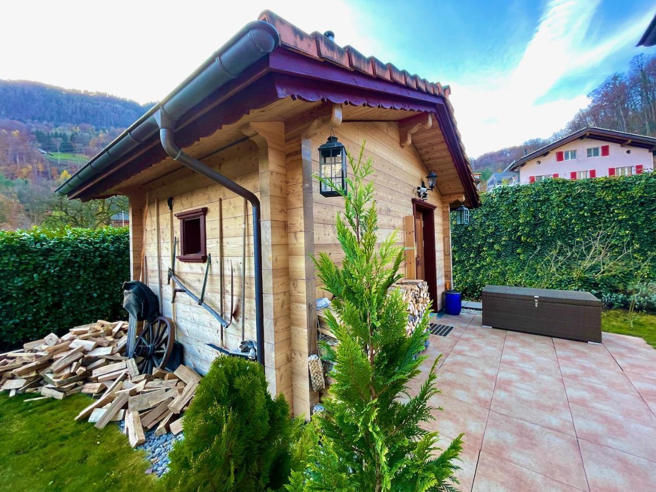 Doodle's Luxury Chalet -Walensee - Flumserberg - Churfirsten - Heidiland - Pool - Sauna Mols Exterior foto