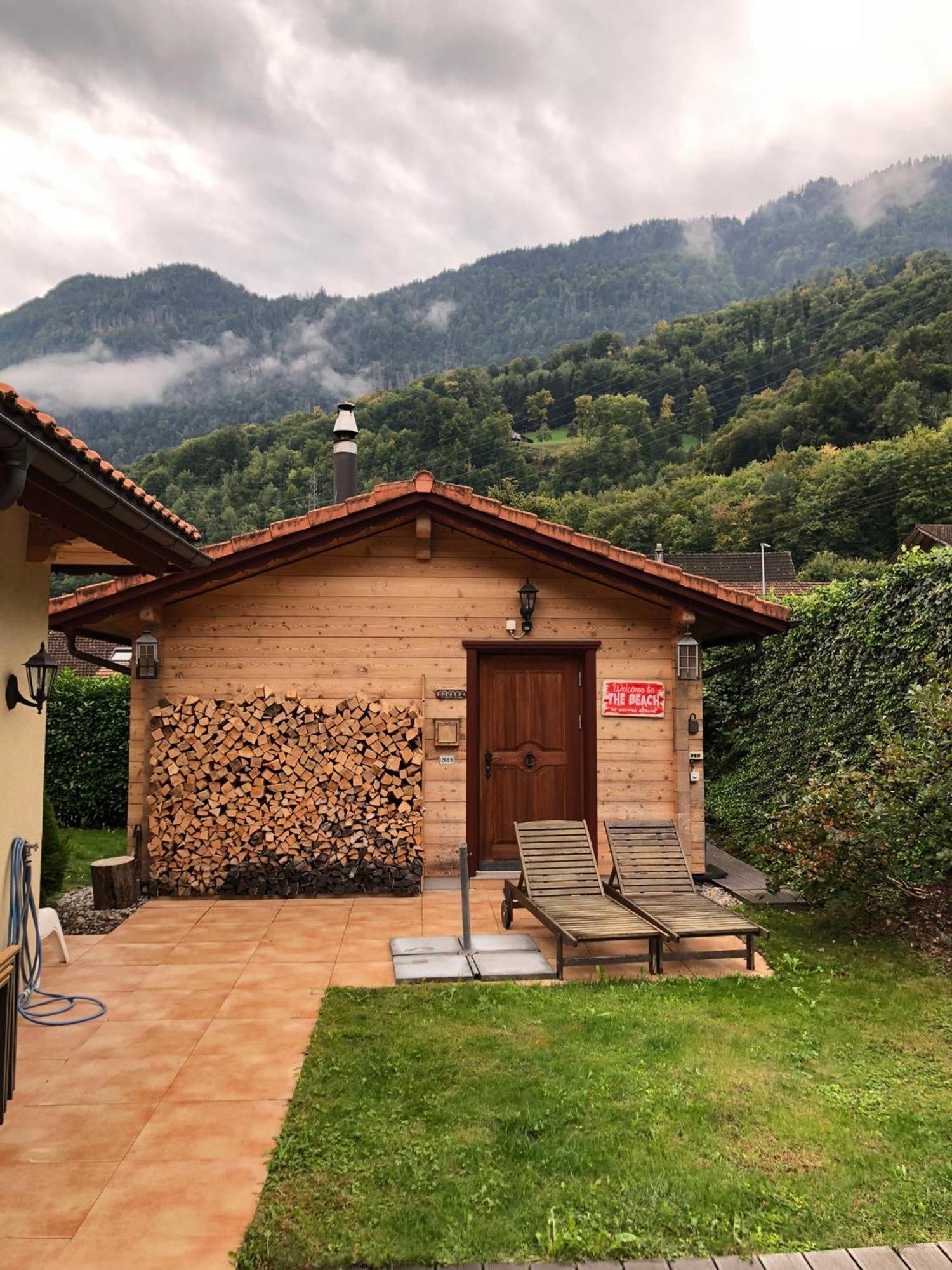 Doodle's Luxury Chalet -Walensee - Flumserberg - Churfirsten - Heidiland - Pool - Sauna Mols Exterior foto