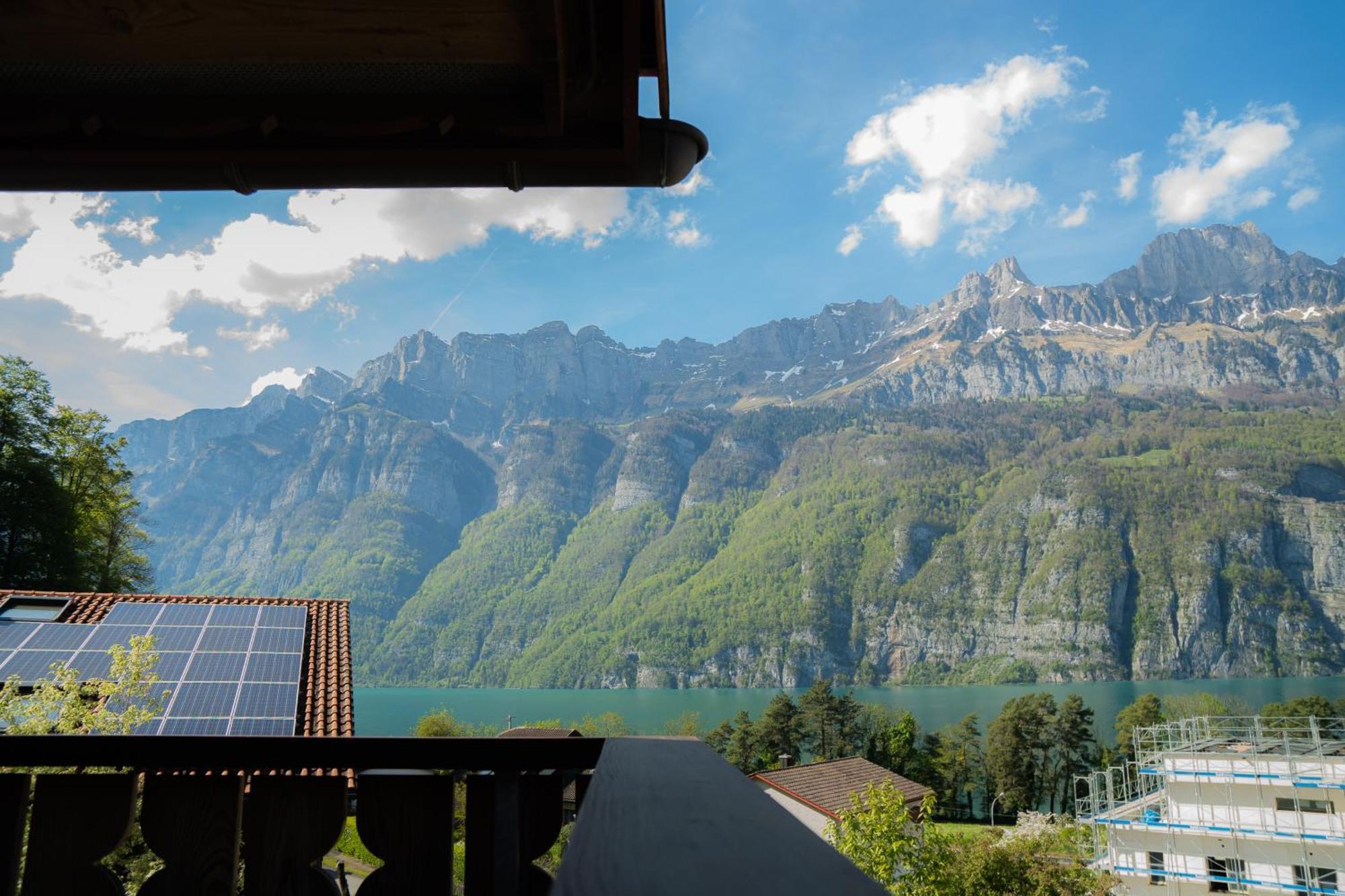 Doodle's Luxury Chalet -Walensee - Flumserberg - Churfirsten - Heidiland - Pool - Sauna Mols Exterior foto