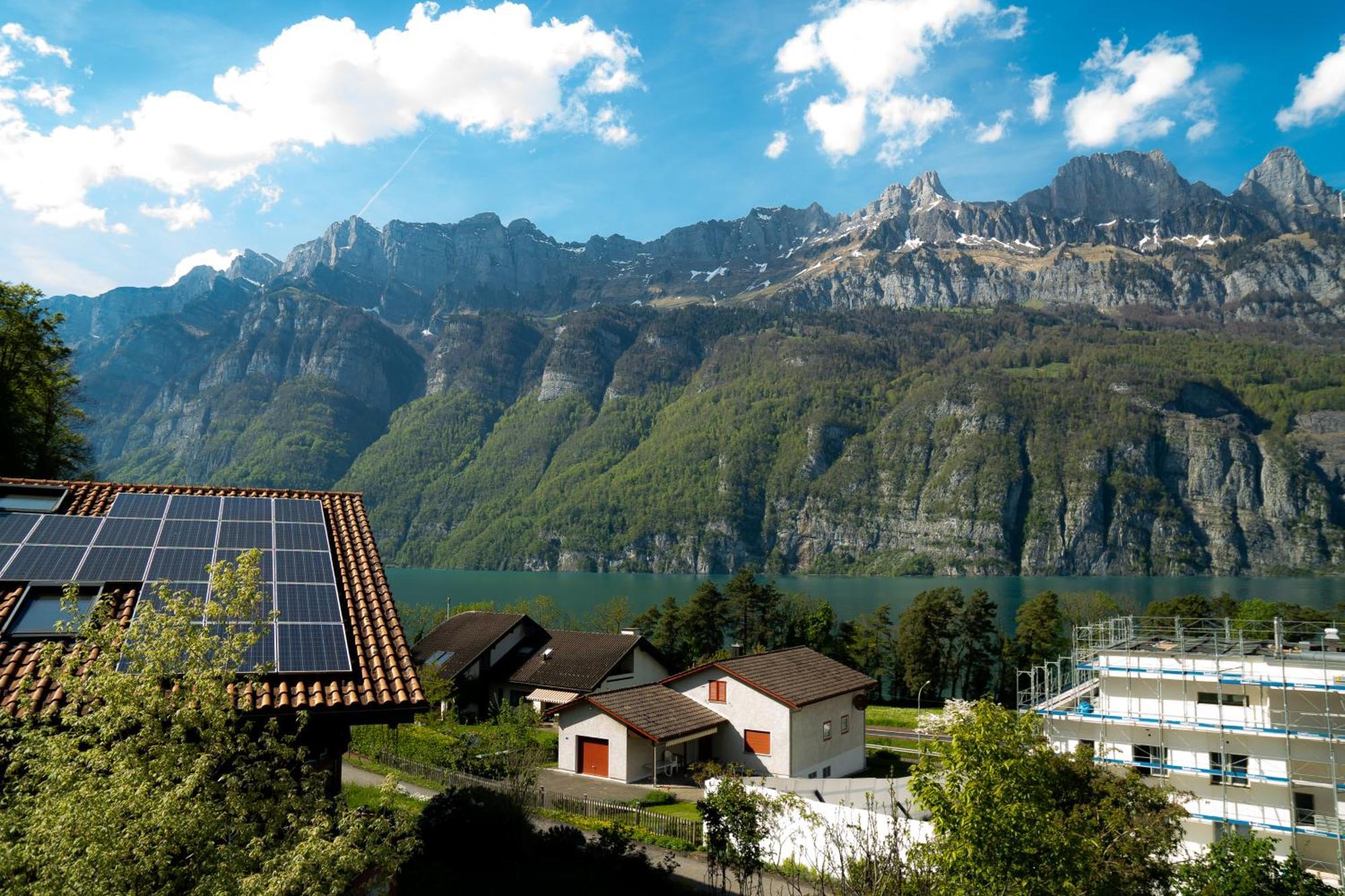 Doodle's Luxury Chalet -Walensee - Flumserberg - Churfirsten - Heidiland - Pool - Sauna Mols Exterior foto