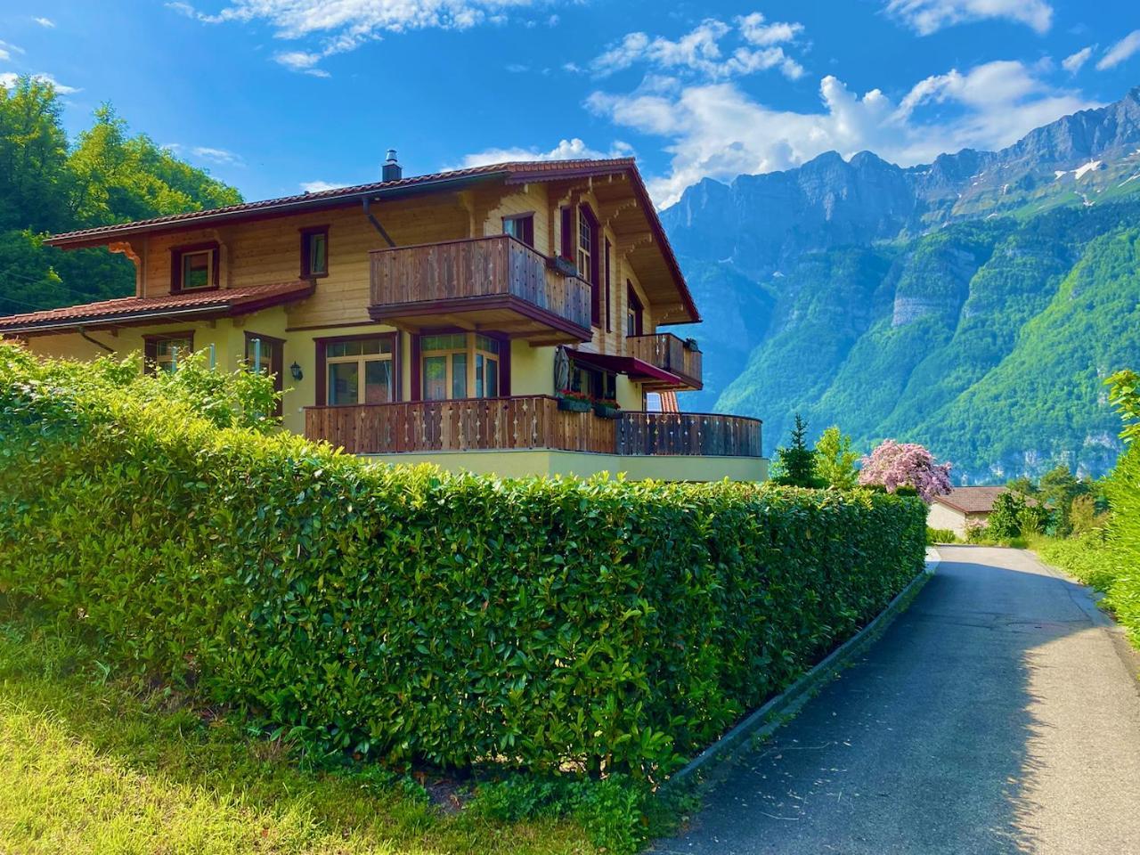 Doodle's Luxury Chalet -Walensee - Flumserberg - Churfirsten - Heidiland - Pool - Sauna Mols Exterior foto