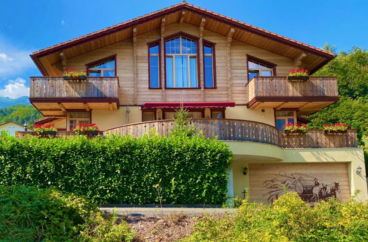 Doodle's Luxury Chalet -Walensee - Flumserberg - Churfirsten - Heidiland - Pool - Sauna Mols Exterior foto