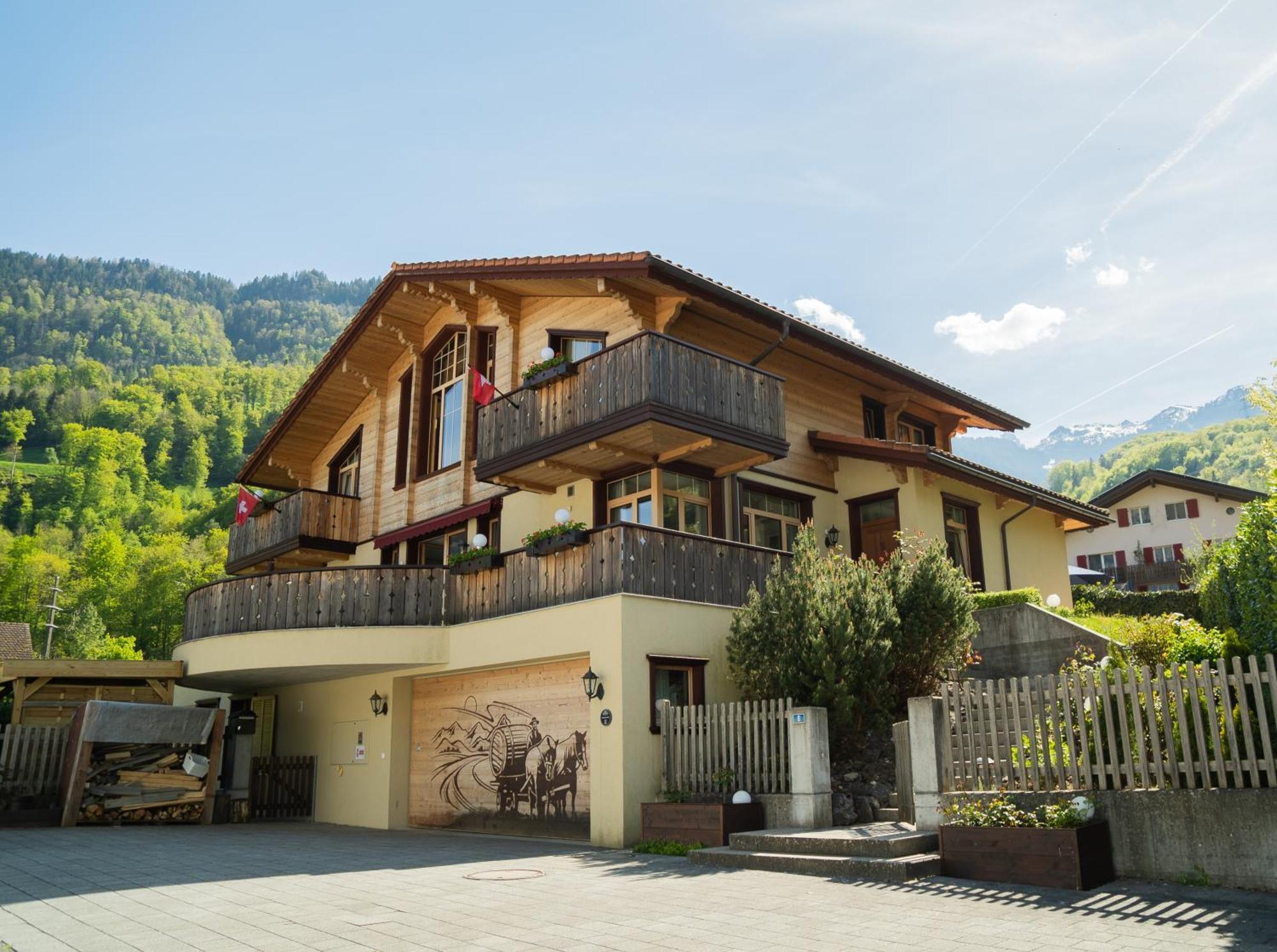 Doodle's Luxury Chalet -Walensee - Flumserberg - Churfirsten - Heidiland - Pool - Sauna Mols Exterior foto